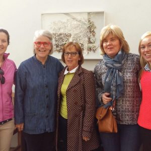 Ms. Eimear O'Donnell, Darina Allen, Ms. Ann O'Brien, Mrs. Mgt. Kent & Ms. Marie Commins From Loreto Secondary School, Fermoy At Ballymaloe Cookery School In Shanagarry, East Cork.